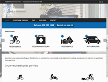 Tablet Screenshot of defietskoerierutrecht.nl